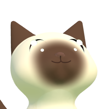 Sapphire, a siamese cat